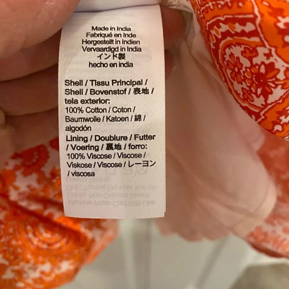 J.Crew Ruffle Collar Dress in Cotton Poplin Floral Bouquet Size S